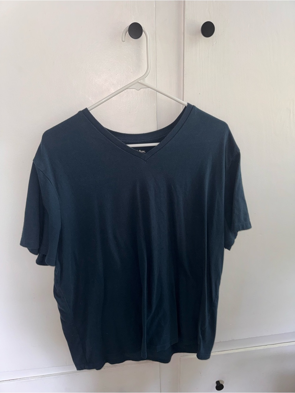 Goodfellow & Co V-Neck Short Sleeve Tee - Dark Blue
